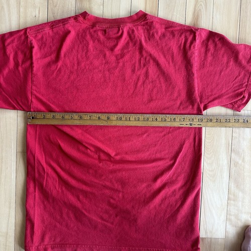 Rare Y2K Vintage Volcom Scary Clown Short Sleeve Red Graphic Shirt Size Medium - Picture 5 of 6