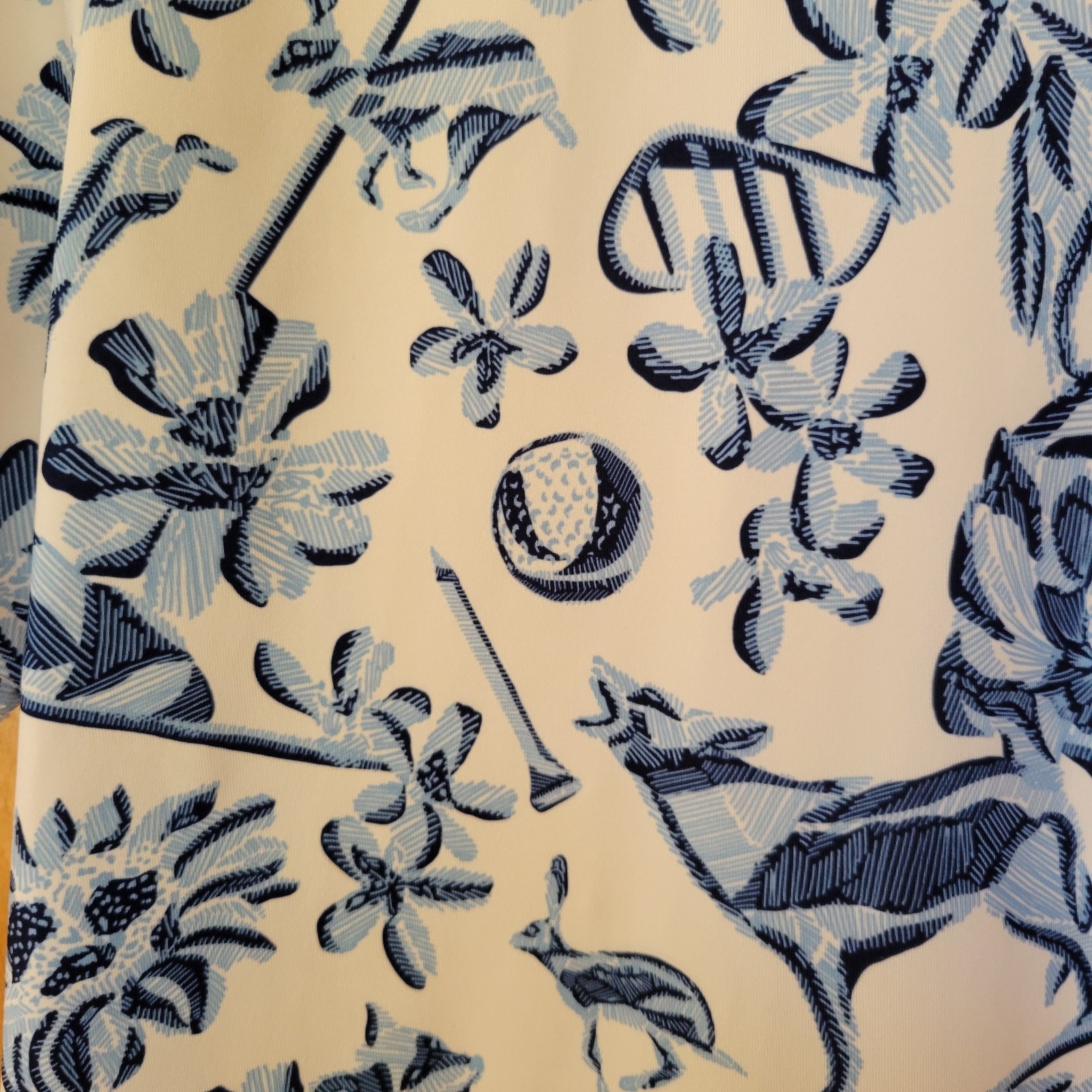 Good Good Golf Patterned Performance Stretch Polo… - image 7