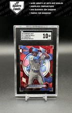 2023 Bowmans Best Josue De Paula TP-17 Red Refractor /10 SGC 10 Dodgers