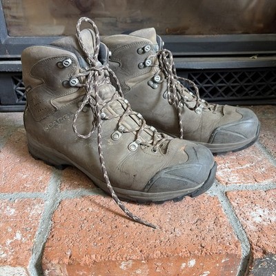 Scarpa Kailash Trek GTX Hiking Boots Mens Sz 10.5 EU 43.5 Brown Italy Leather