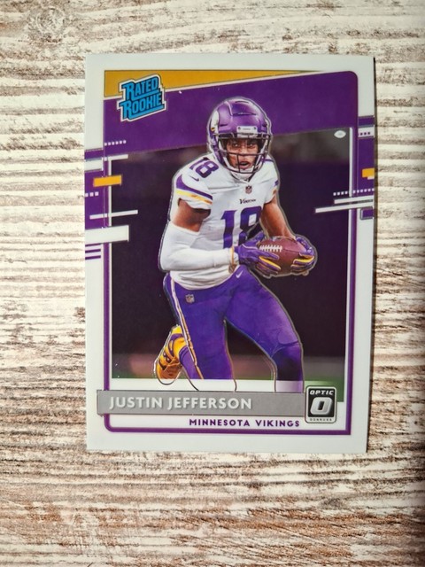 Justin Jefferson 2020 Panini Donruss Optic Rated Rookie