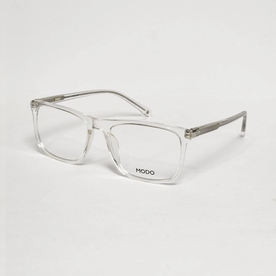 Gafas rectangulares hechas a mano para hombre MODO 6536 en transparente | 55 mm Foto 2 de 4