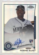 2014 Topps Chrome Rookie Auto Refractor 228/499 Roenis Elias #RE Auto lt6