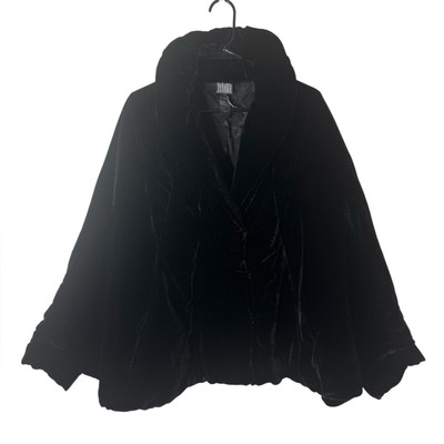 Lilith Paris Black Velvet Coat Plush M/L