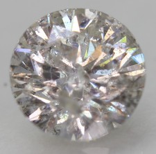 0.77 Carat H Color Round Brilliant Natural EARTH MINED Loose Diamond 5.7mm VIDEO