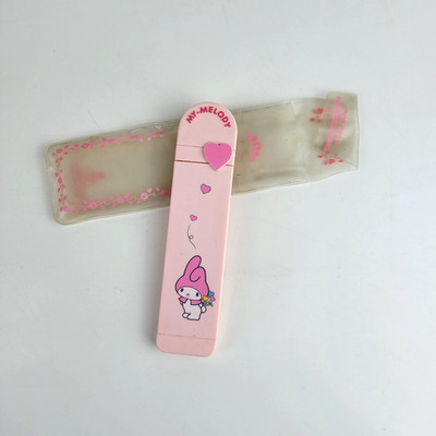 My Melody Sanrio Kamm Spiegel Set Vintage 70er im Beutel Hello Kitty's Friend RAR