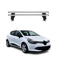 Menabo DachträGer GrundtäGer FüR Renault Clio Mk4 2012-2019 50Kg Alu Silber 2X