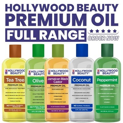 Hollywood Beauty Teebaum - Vitamin E - Pfefferminze - Kokosöl Kostenlose Lieferung