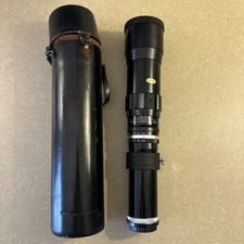 Petrie Telephoto 400mm F6.3 Lens Manual With Case