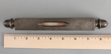 Antique 19thC J.B. WHITCOMB Nickel-Plated Cast Iron Woodworking Level Tool, NR