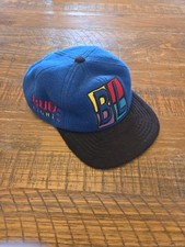 Vintage Bud Light Snap Back Ball Hat Pop Art Made In The USA Bud Light Ball Hat