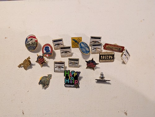 Walmart Employee Associate Lapel Pin Y2K Transportation Safety Lot