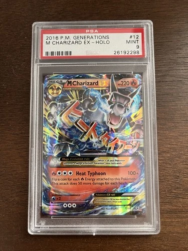 Pokémon M Charizard EX Generations 12/83 Holo Ultra Rare PSA 9 2016