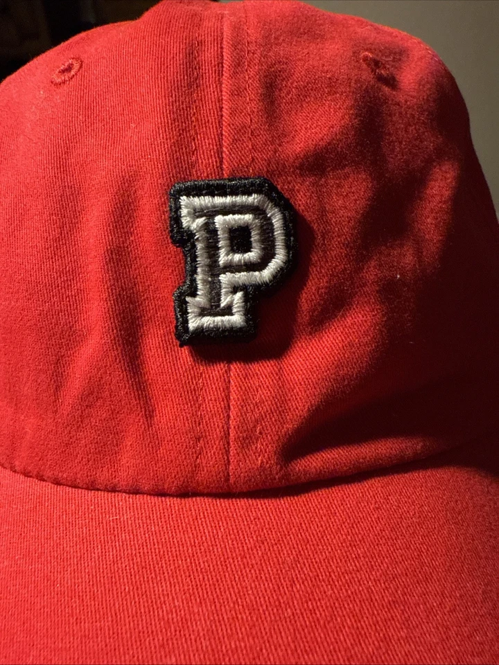 Victoria’s Secret红色粉红色棒球可调帽 — 第 2/4 张图片