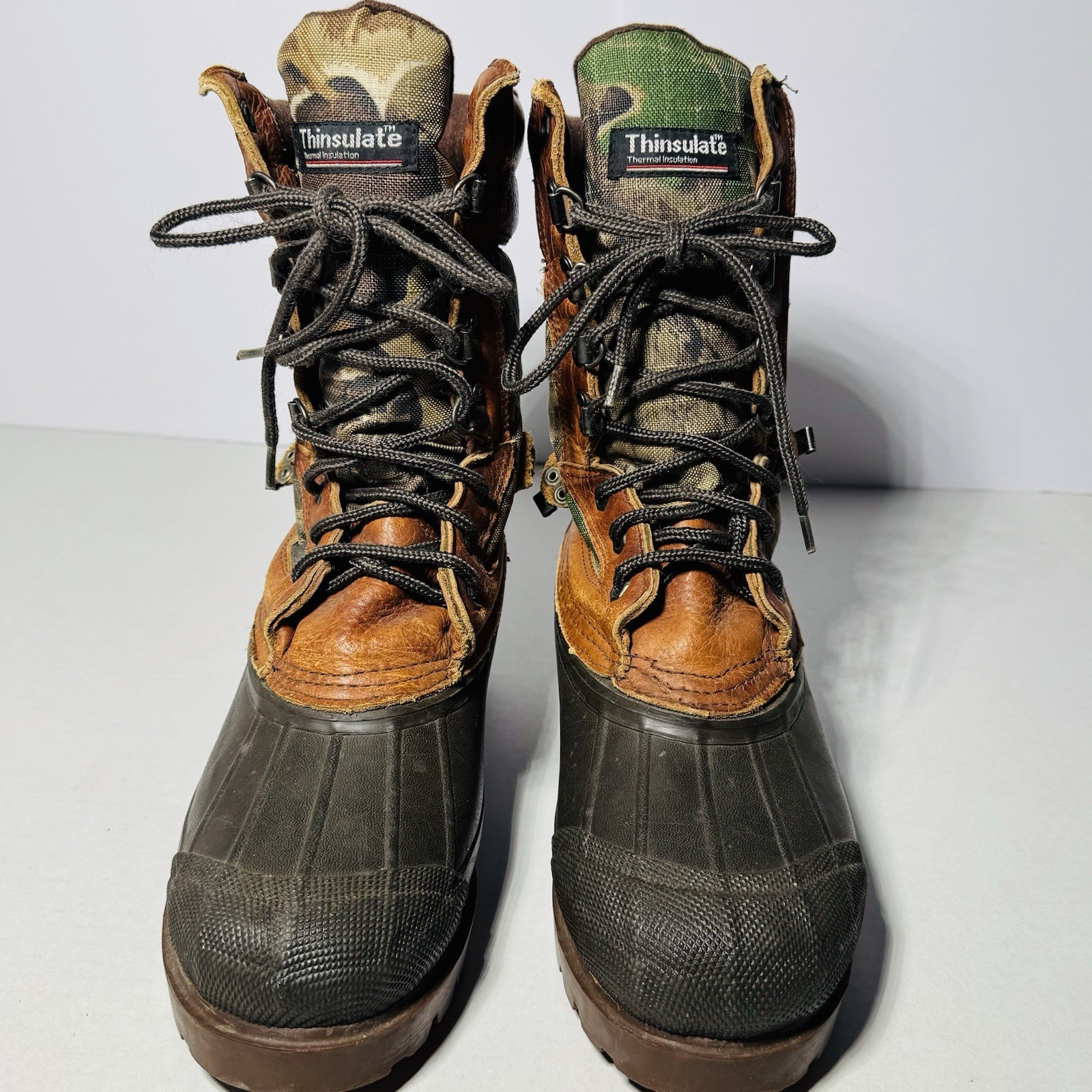 Men’s Size 7 Thinsulate Proline Waterproof Boots Hunting Fishing Outdoors Camo