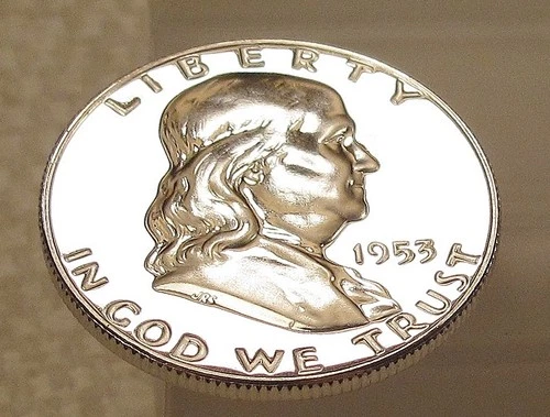 1953 Gem  Proof  Franklin  EYE CANDY " Blazing  Original  Luster "  #119 ~  33