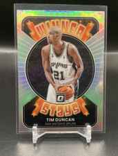 2021-22 DONRUSS OPTIC WINNER STAYS #19 TIM DUNCAN SILVER HOLO SPURS BASKETBALL
