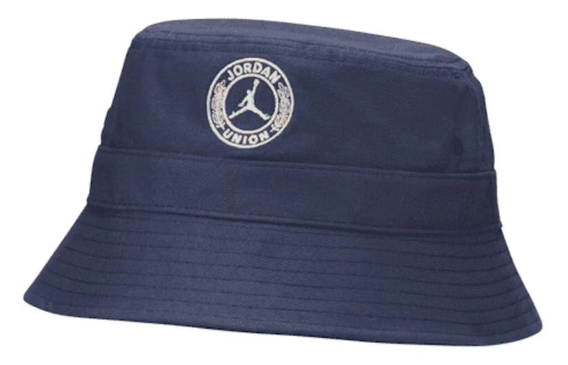 Nike Air Jordan Jumpman "UNION" Bucket Hat Navy Blue Coconut sz S/M Unisex