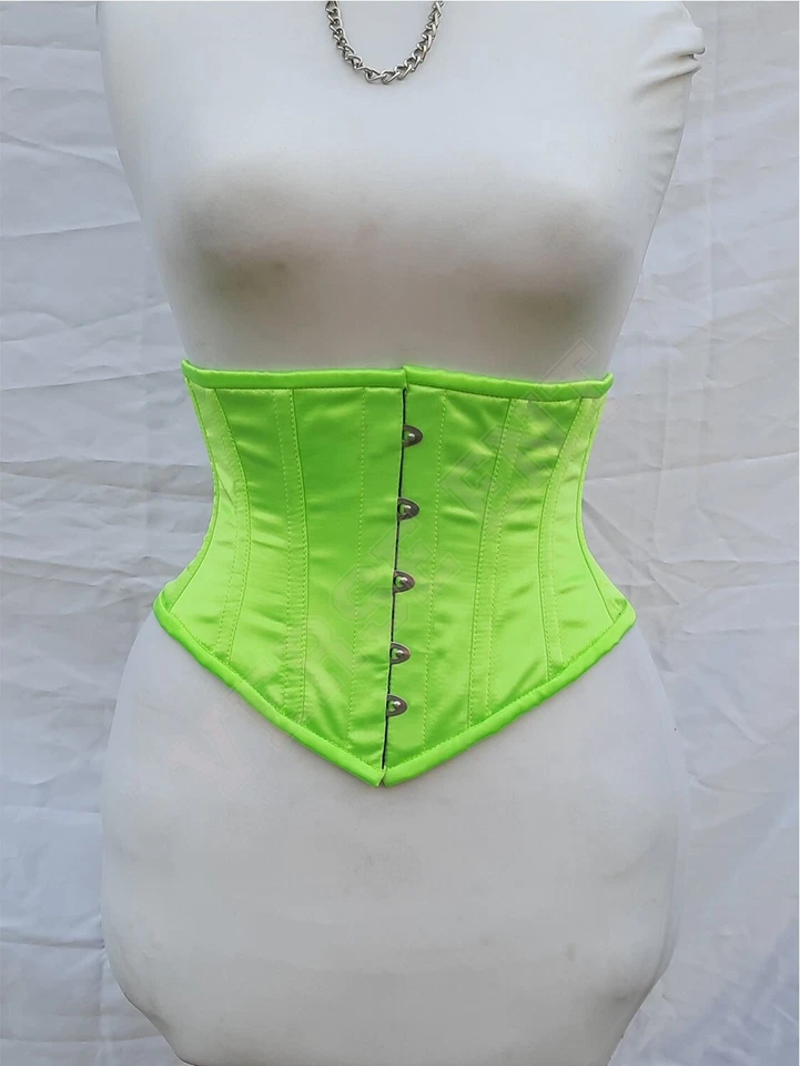 Espartilhos femininos resistentes de aço cintura desossada modelador de corpo sob busto feminino - Imagem 2 de 4