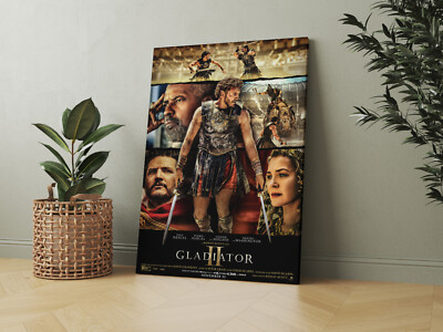 Gladiator II 2024 Film - Leinwand - gerahmt oder Poster erhältlich C486