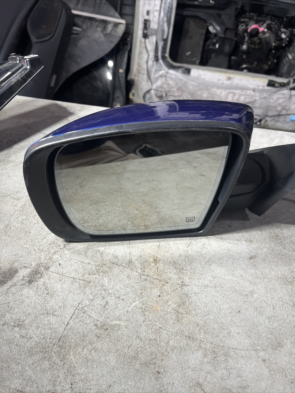 ✅ 2014-2017 MASERATI GHIBLI EXTERIOR LEFT DRIVER SIDE VEIW MIRROR BLUE OEM