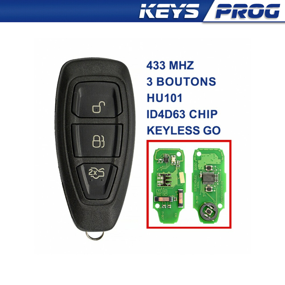 Clé Ford perdue ou cassée ? Remplacez votre télécommande mains libres Kuga Mondeo Galaxy 4D63