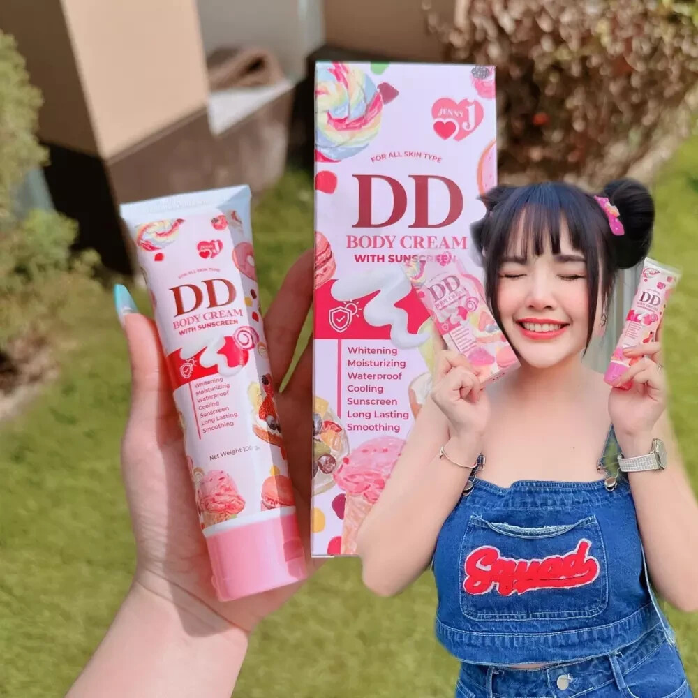 Lot De 2 Crèmes Pour Le Corps Jenny DD - Effet Blanchissant, Hydratant Avec écran Solaire
