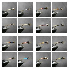 48 TUNGSTEN HEAD NYMPHS FOR FLY FISHING (16 MODELS)-SPANISH NYMPHS 75
