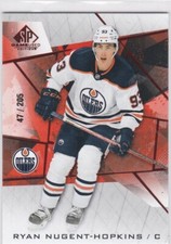 2021-22 Upper Deck SP Game Used Red Fragment /205 Ryan Nugent-Hopkins #96