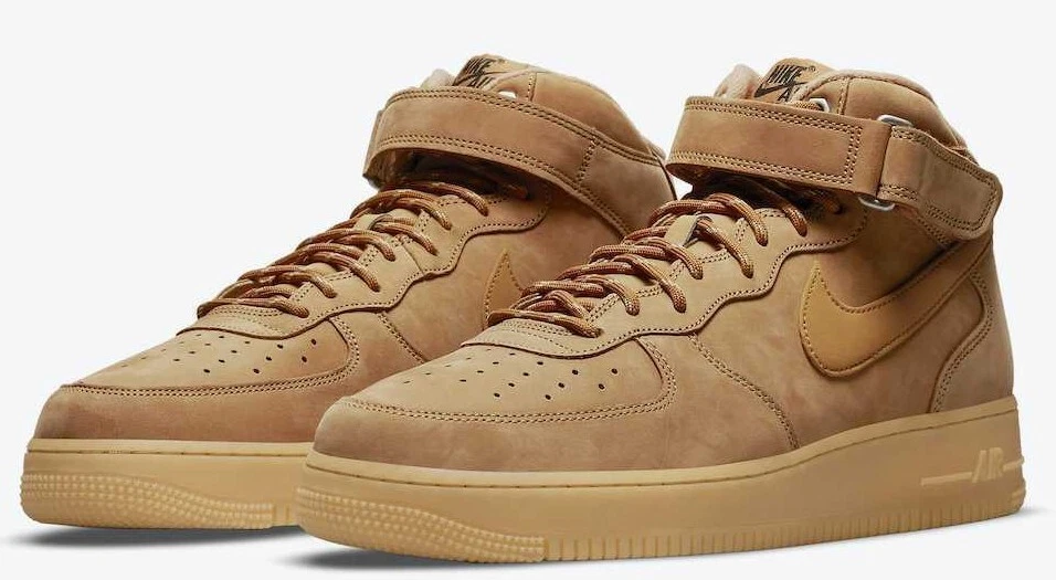 Nike Men Air Force 1 07 Wb (flax / wheat-gum light brown-black)