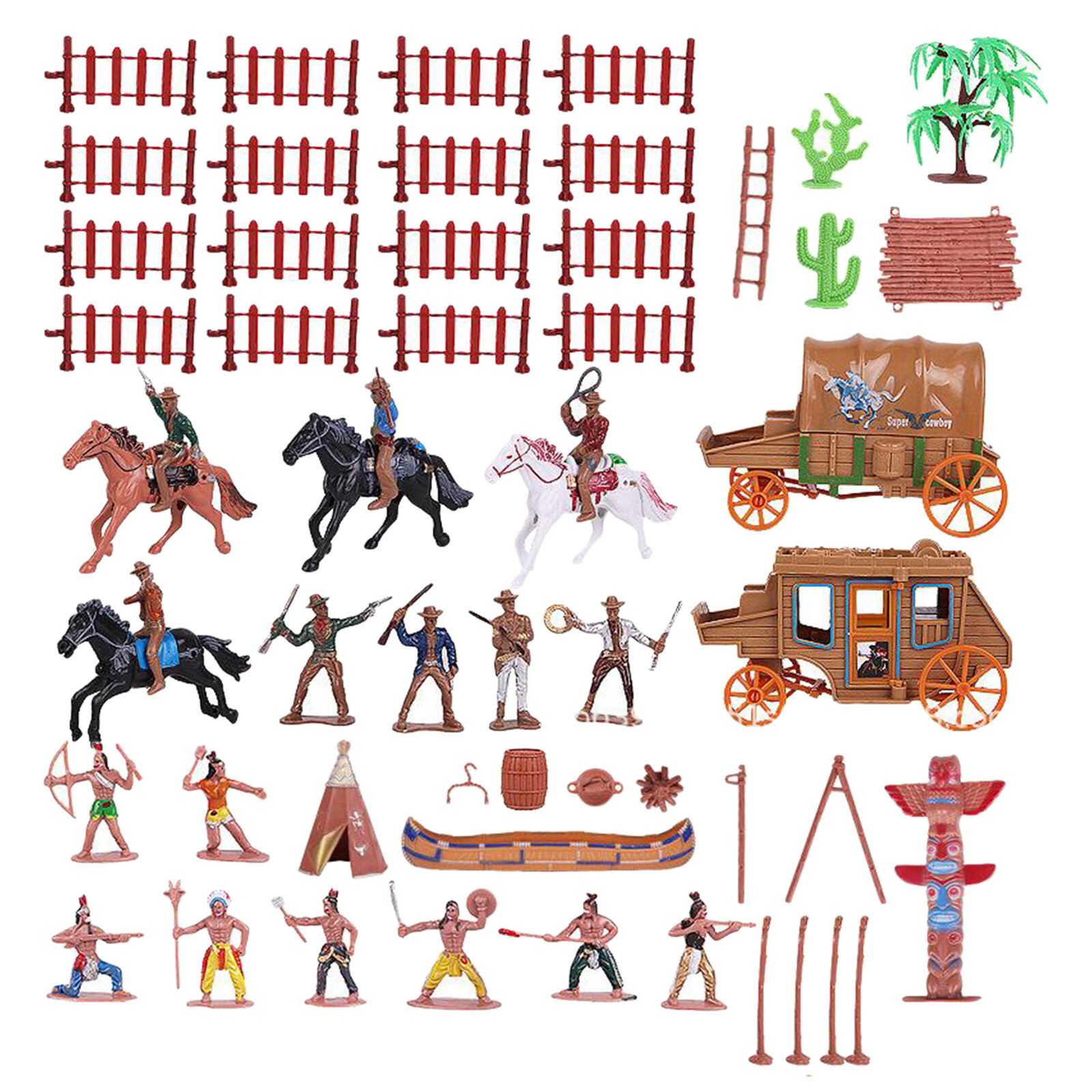indianer spielzeug West Cowboys und Indianer Figuren Kinder spielen Spielzeug Lebensszene