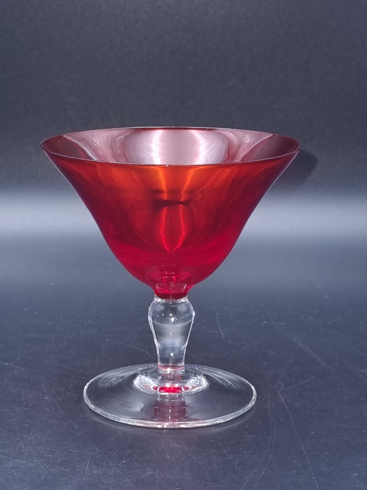 Pair of Colour Glass Martini/Cocktail Glasses eBay