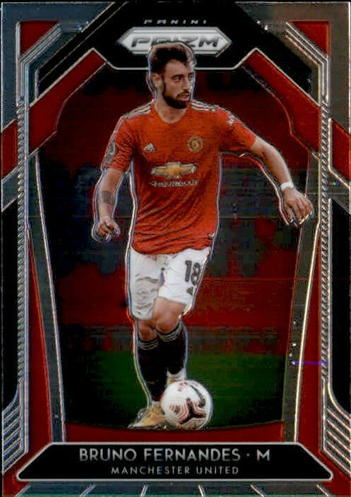 Bruno Fernandes 2020-21 Panini Prizm Premier League Card #12