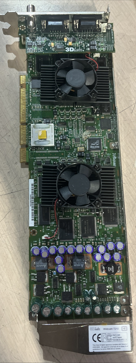 3DLABS WILDCAT 7210 AGP 8X 256MB VIDEO CARD | eBay