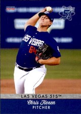 2018 Las Vegas 51s Choice 10 Chris Flexen Fremont California CA NM Baseball Card