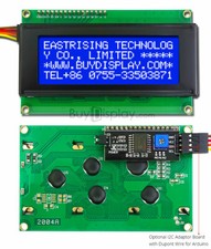 Blue IIC/I2C 2004 20x4 Character Serial LCD Module Display for Arduino w/Library