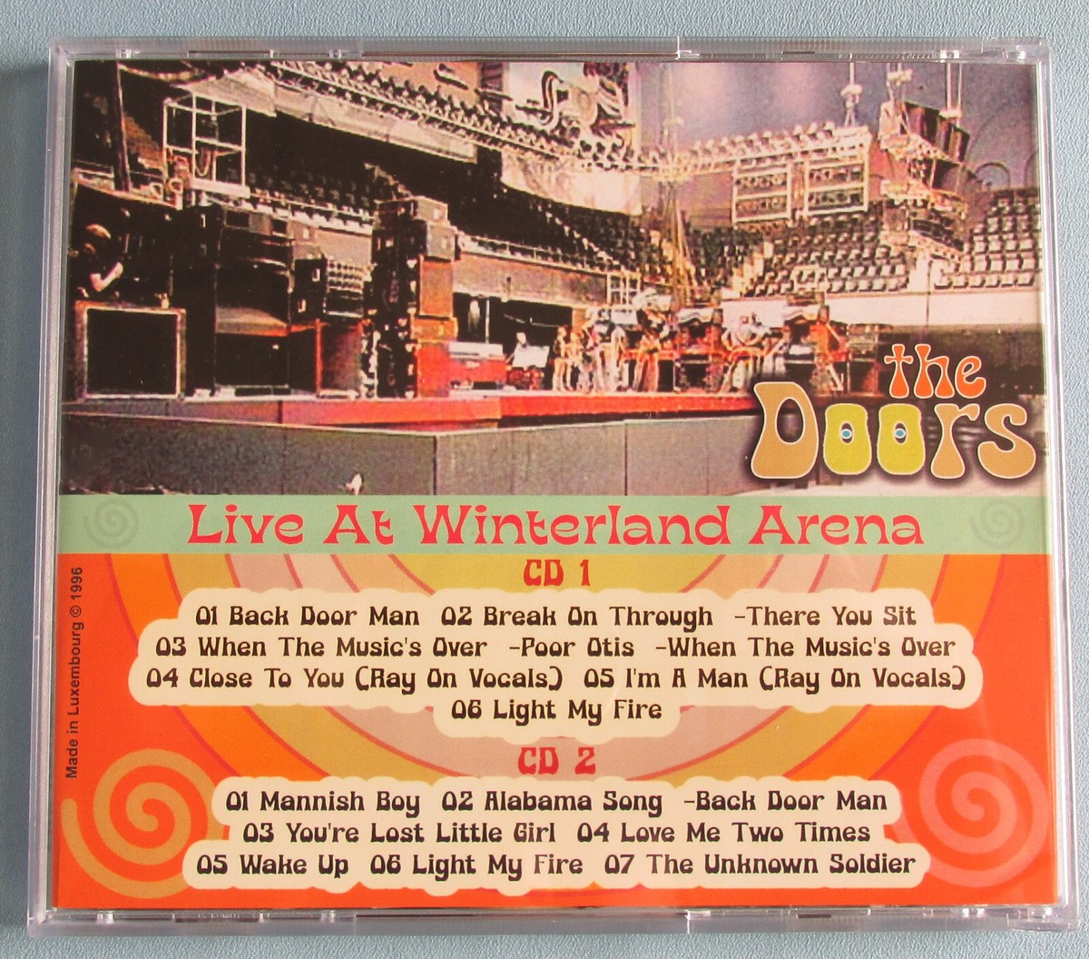 THE DOORS-LIVE AT WINTERLAND ARENA, San Francisco, Dec. 1967 2 x 