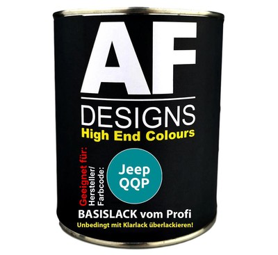 1L Autolack für Jeep QQP Bright Jade Satin Glow Metallic  Autolack Spritzfertig