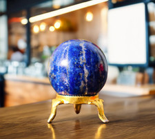 Mini Lapislazuli Kugel 40MM - Heilende Kristallkugel zur Spirit Aura Reinigung