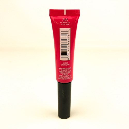L'Oreal Infallible Paints Lips Lip Color Fearless Fuschia #318 .27 oz Each (2PK) - Picture 5 of 6