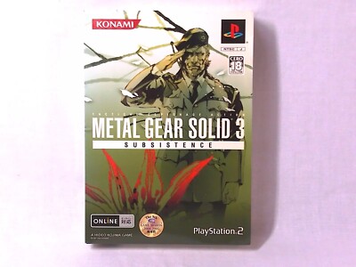 Metal Gear Solid 3 Subsistence – PS2 – Complet Testé – NTSC – Bon état