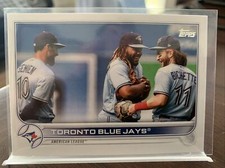 Vladimir Guerrero Jr. Bo Bichette - 2022 Topps #109 Toronto Blue Jays Team Card