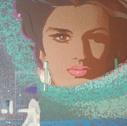 Robert Peak Signed & AP Edition "Tara" Silkscreen w/ Silver Inlay Print only - Picture 7 of 11