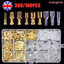 360X Assorted Insulated Electrical Wire Terminal Crimp Connectors Spade Set Kit