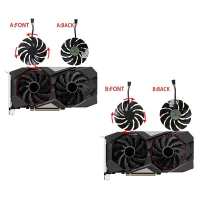 T129215SU 85mm Cooling Fan Cooler for Gigabyte Geforce 1050 1050TI 1060 1070