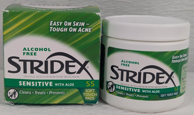Stridex - Acne Control - Soft Touch Pads - Sensitive - 55 Ct - exp: 03/26