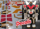 Decals Sticker Replacement Dx vintage Jet Garuda Robot Super Sentai Jetman