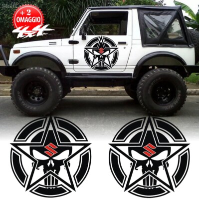 Suzuki Samurai Santana Stella Punisher 4x4 Offroad Sticker Aufkleber gratis