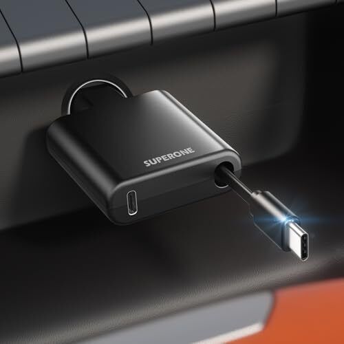 【Ultra Slim】 iPhone 16/15 Retractable Car Charger USB C Fast Charging, iPhone