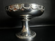 Antik alt Jugendstil Tafelaufsatz  Jardinere 915er~Silber Fu&szlig;schale Empire Stil
